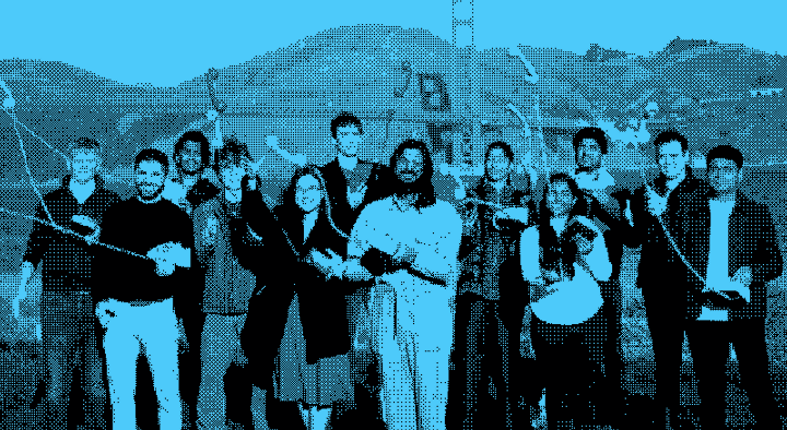 VAPI team members standing together outdoors, symbolizing collaboration and career growth in AI voice technology.